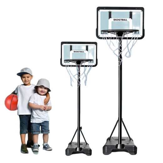 Nuoyuan basketball rack outdoor home indoor lifting mobile basketball frame outdoor children adult shooting rack can dunk [children's model] can lift height 0.6-1.2 meters