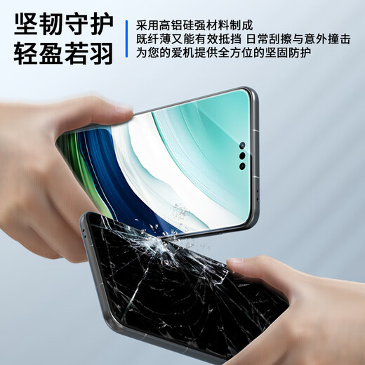 Mr. Blue Monkey is suitable for Huawei Mate60Pro/Pro+ tempered film 60RS. Extraordinary Master mobile phone film full screen coverage fingerprint instant solution full glue mobile phone protective film Huawei Mate60Pro/Pro+/RS