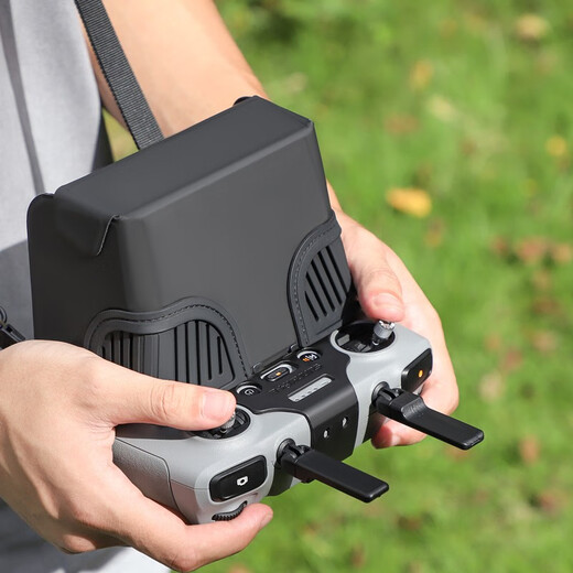 NGKJ adapté pour DJI Air 3/3s Remote Control Hood Mini 4PRO Protection Rocker sans démontage accessoires RC2 HOOD CUIR ZG673