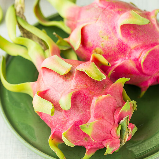 Jingxiansheng White Hearted Dragon Fruit imported from Vietnam, 2 packs, medium fruit, more than 300g per fruit, one piece shipped directly from the source