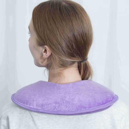 Tong Nian cervical vertebra hot water bag new neck protection charging hot water bag explosion-proof cervical vertebra electric heating treasure U-shaped hot compress shoulder neck U-shaped neck protection water bag gray