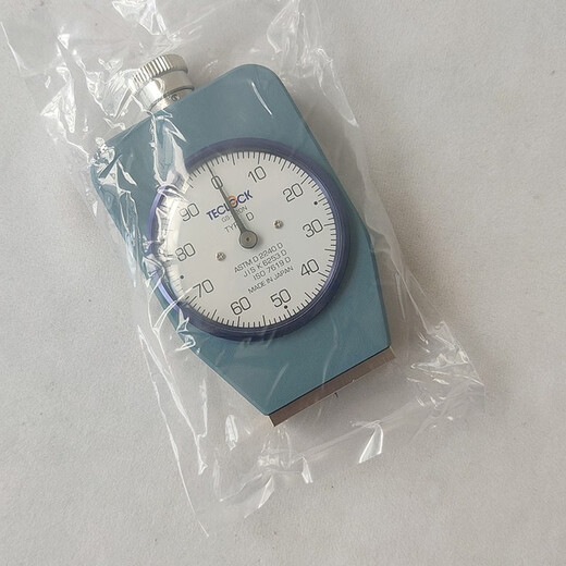 TECLOCK日本原装进口得乐橡胶硬度计海棉邵氏高精度GS-706N-701N/A-C-D型 日本得乐GS-706G，A型双针