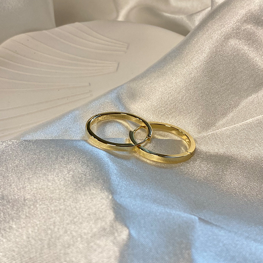 Idel French Hoop Earrings 2025 New Trendy Earrings Niche Design Plain Hoop Earrings Earrings Women's High-end Earrings French Hoop Earrings E2371