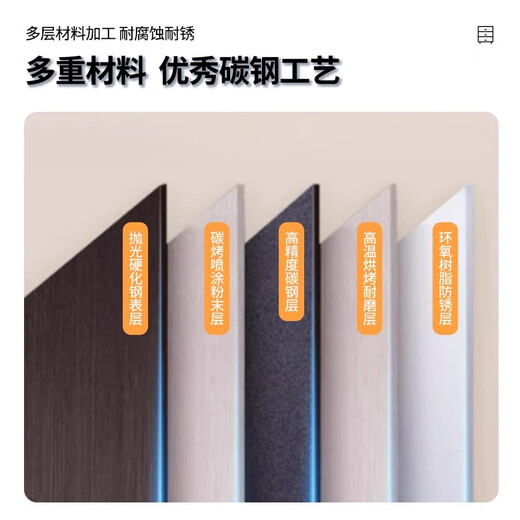 Meiyilai Steel Kitchen Strach Strach Srick Multiped Multi-Layer регулируемая стойчная печь Хранение микроволновой печи со съемными 3-х слойными 80-сантиметровыми сталью с высокой углеродной сталь