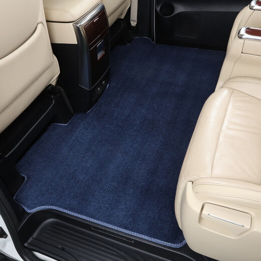 森用23/24款传祺M8宗师大师版中排脚垫地毯g二排商务车内饰改装配件 中排12040尺寸紫色