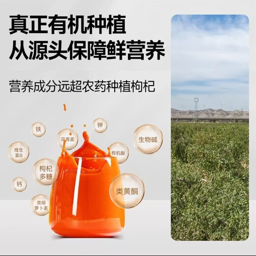 邮政农品红黑枸杞原浆宁夏中宁青海鲜果鲜榨枸杞汁袋装 纯原浆新年礼盒 有机红枸杞原浆6盒