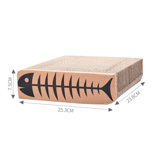 Hanyang (HANYANG) cat scratching board, cat scratching pad, fishbone square cat toy, seat protector, sofa, wear-resistant and scratch-resistant cat supplies (free catnip)