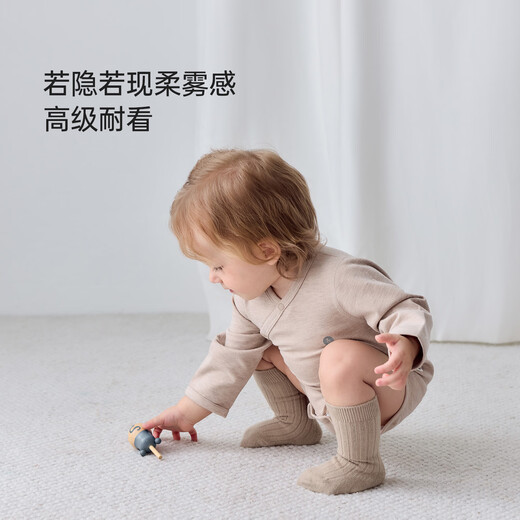 Babylove baby bag fart clothes spring and autumn triangle romper clothes for men and women baby warm pajamas bamboo li'er casual home clothes