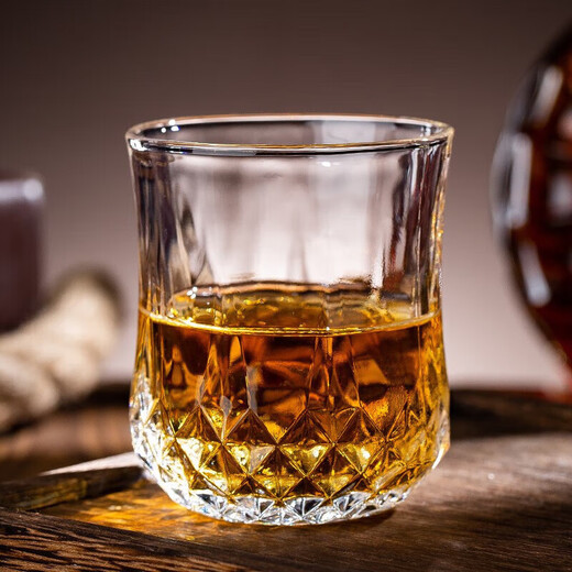 Green apple glass water cup tea cup drink cup foreign wine cup spirit cup whiskey cup 220ml*6 color box