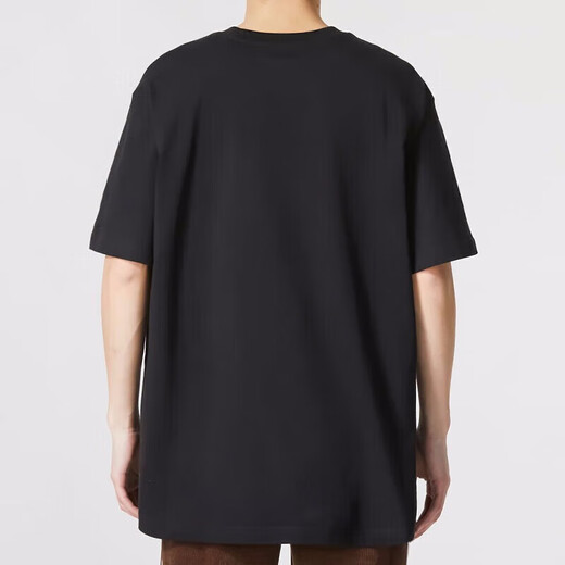 阿迪达斯 （adidas）短袖T恤男装2025夏季新款运动服针织透气圆领休闲上衣 IC9793黑色 2XL