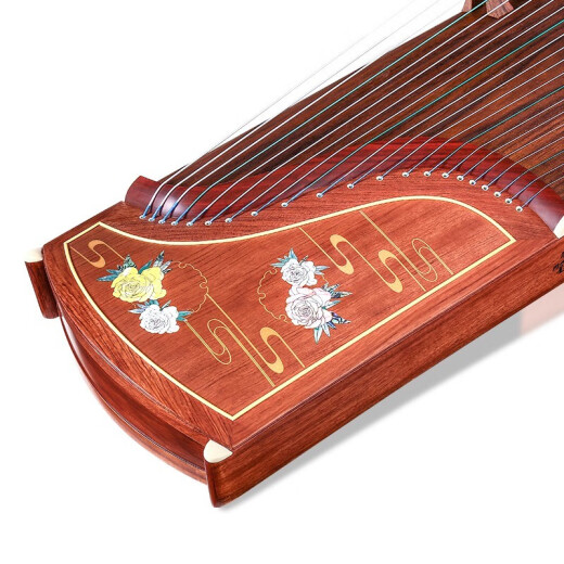 Brand Dunhuang Guzheng 696d Double Crane Chaoyang Serie Introductorio Introductory Adulto Performance Performance Guzheng Guzheng Instrumento de madera sólida 694L-L Chuchu Fragance [Big Gift Pack + Tutorial]