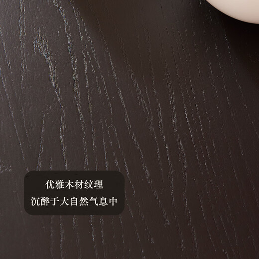 
Guangming Furniture Solid Wood Bedside Table Simple Medium-Aged North American Red Oak Bedside Table Retro Style Bedside Table 14101 Minimalist Black with Medium-Ancient Color-Bedside Table