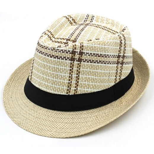 Alter Mann Hut Papa Sonnenbräune Hut Sommer Linse Top Hut mittleren und älterer Hut Männer Frühling und Herbst Großvater Casual Hut Beige Single Size Hut