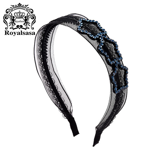 Royal sasa royal salsa headband wide-brimmed headband imitation crystal lace fabric star hairpin hairpin head jewelry head flower