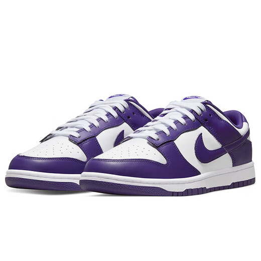 【准新品】耐克耐克NIKE运动板鞋男缓震透气DUNK LOW运动鞋DD1391-104白紫43