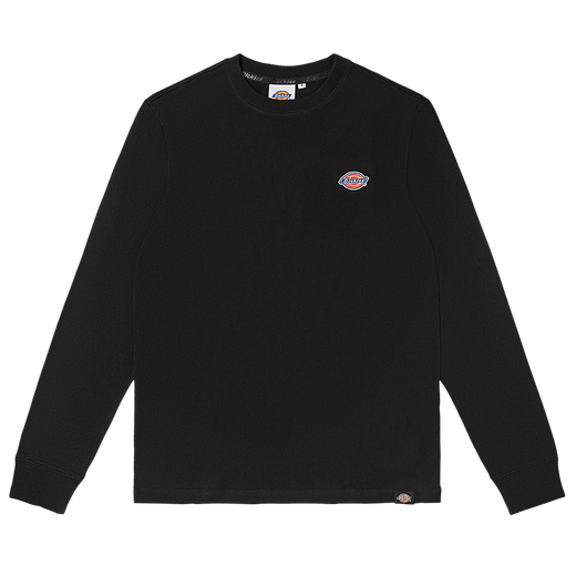 Dickies solid color casual sweatshirt with small logo on the chest, same style sweatshirt for men and women DK010983 Black L