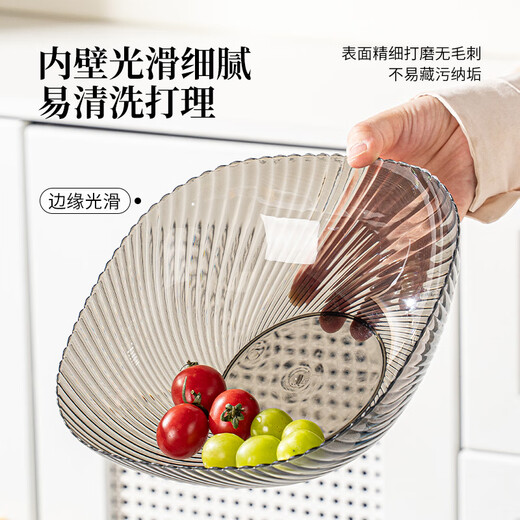 CAIZHI Fruit Plate Home Living Room Candy Nut Snacks Dried Fruit Storage Ming Fruit Plate Two Pack CZ6903