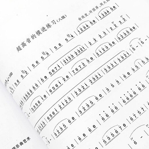 Genuine Chinese Flute Grading Collection (Revised Version) Ethnic Orchestra Instruments Shanghai Music Publishing House Yu Xunfa Xu Guoping Zhou Dacheng Flute Grading Basic Etude Textbooks Books Bamboo Flute Tutorial