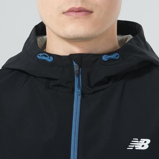 Neue Balance Jacke Herrenkleidung 25 Sommer Neue lose lässige Jacke gewebte Kapuze -Jacke Herren trendy Nae12121 DBL Blue L /175 /96a