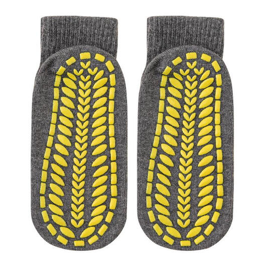 Xin Nurse Amusement Park Anti-slip Socks Floor Socks Adult Pilates Home Children's Socks Cover Parent-Child Early Education Yoga Fitness Trampoline Black XL Size 41-46 Wear