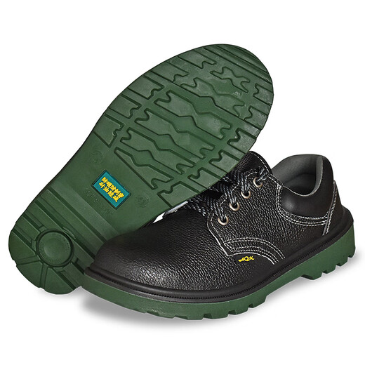 Alte Haushälterin Arbeitsschutzschuhe Vierjahreszeiten Vier-Jahreszeiten-Sicherheitsarbeit Schuhe Anti-Smashing und Anti-Punktur Solid Bottom Wear-Resistant Safety Shoes Solid Bottom Upgrade Modell 40
