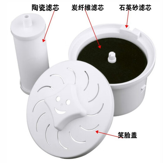 Original Midea filter element MT-3 867/868 MC-3 969CB water dispenser water purifier bucket filter element accessories 867 set with smiley cover