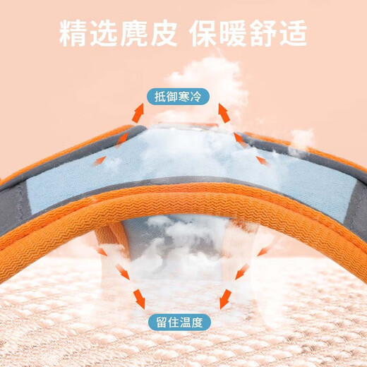 Dog Reflective Harness Leash Dog Leash Dog Leash Set Small Dog Teddy Bichon Puppy Dog Leash Orange Blue Reflective (rope length 1.5 meters) S size (recommended 1-5 Jin Jin equals 0.5 kg)