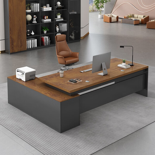 Zimulin office desk and chair combination simple modern office furniture manager employee single desk executive desk boss desk simple white total length 180* desktop width 80cm