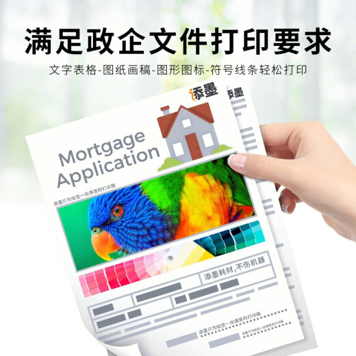 添墨适用佳能G3880 G3881 G3890 G3891 G4880 G4881 G4891墨水墨盒 GI-81墨水一套(黑红黄青) 佳能GI-81