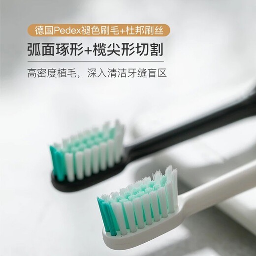 网易严选  日式和风声波式电动牙刷 送礼优选 升级版3挡控制 防水情侣成人充电式声波振动牙刷 【升级版】黑色刷头*2只装