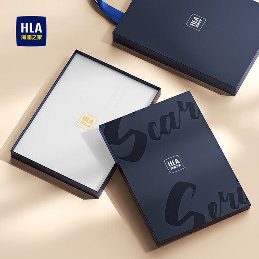 Heilan House (HLA) scarf men's pure wool neck gaiter neck gaiter autumn and winter birthday gift for boys to give to boyfriend to father