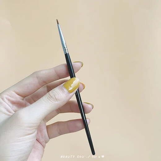 Banrenjia fine flat head double-ended sponge concealer brush lip brush dark circles tear trough eyeliner brush foundation brush quick makeup application T22 fine concealer brush 1