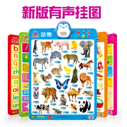 Sunshine Baby pronunciation audio wall chart (selected 10 types, 4 sets, 40 pictures in total)