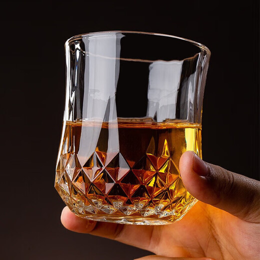 Green apple glass water cup tea cup drink cup foreign wine cup spirit cup whiskey cup 220ml*6 color box