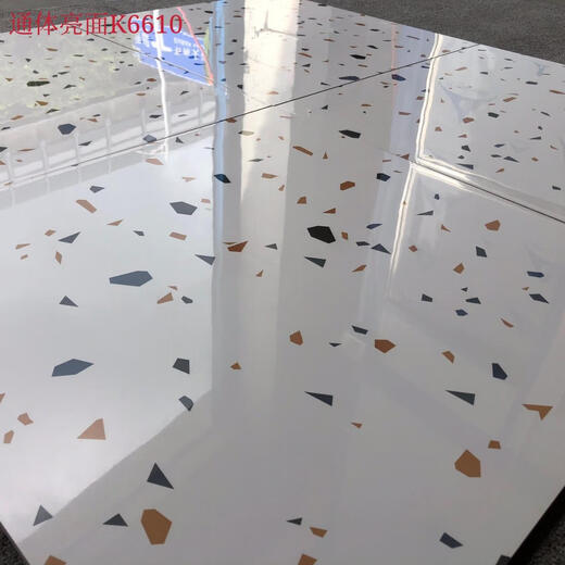彩色亮光面水磨石瓷砖800x800美发服装店商场地板砖工装地砖600 K6623 600600) 其它