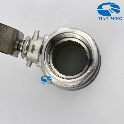 3042PC two-piece ball valve NPT thread internal thread straight thread G stainless steel two-piece Q11F soft seal 304 NPT3/4 DN20 L=59mm 2
