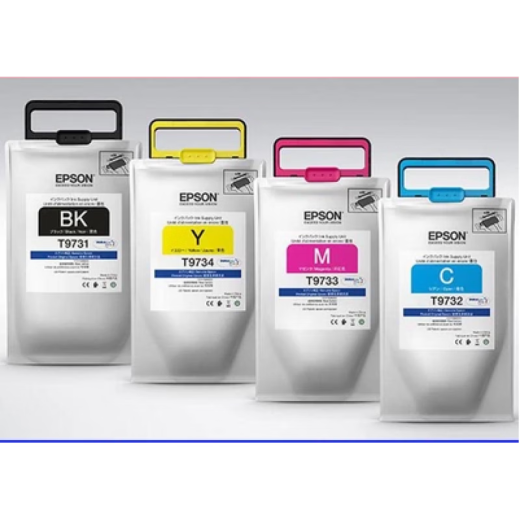 
XMSJ Epson 869 Ink Bag WF-C869Ra Ink Bag T9731 Black T9732 Blue T9733 Red T9734 Yellow T9731 Black (402.1 ml)/Invoice Replacement 6