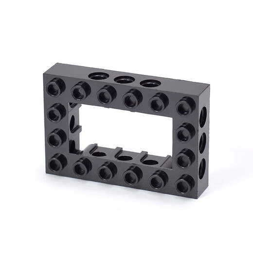 
Domestic MOC hole beam building block repair parts small particle technology parts Intelligent convex beam brick teaching parts 3894 6 points with holes (5 pieces)