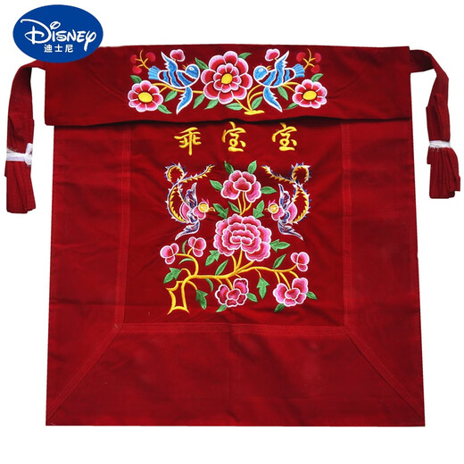 Disney (Disney) Yunnan Turtle enfant à l'ancienne Guizhou Baby Strap Tissu Sichuan Baby Back Fan Back Style Coton Coton Rich Peony