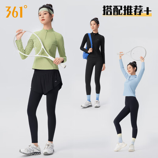 361 yoga wear women's long-sleeved sports top spring and autumn Pilates training T-shirt running sports fitness wear