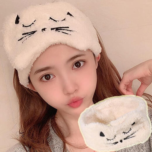 Ji Shili Maternity Confinement Hat Postpartum Autumn and Winter Headband Confinement Velcro Windproof Big Head Circumference October 11 Forehead Protector Hairband Velcro Cat Hairband - Watermelon Red