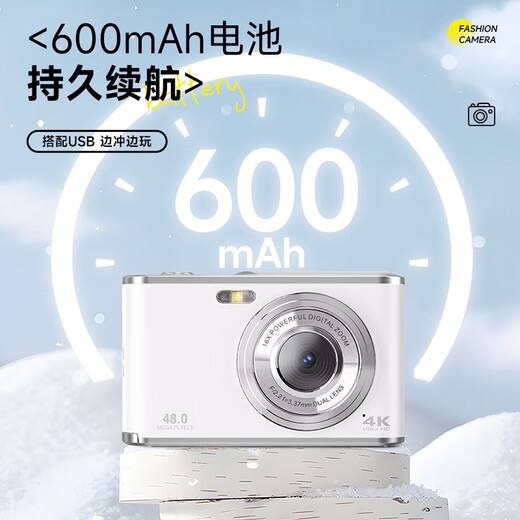 松典（SONGDIAN）数码相机迷你小卡片机学生高中生校园照相机高清可传手机 星际黑 128G 内存【约可存12000张】
