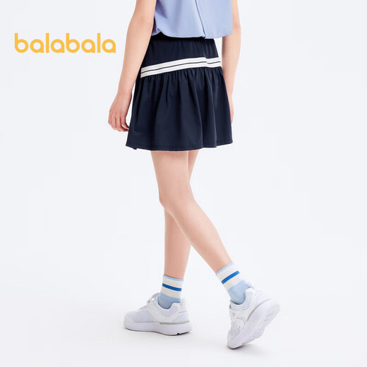 
Balabala children's clothing girls' skirt children's summer clothing medium-large children's short skirt skirt sweet pleated skirt 208224112004