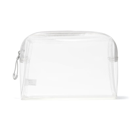 Muji PU Прозрачная сумка для хранения макияжа Портативная макияжная сумка дома.