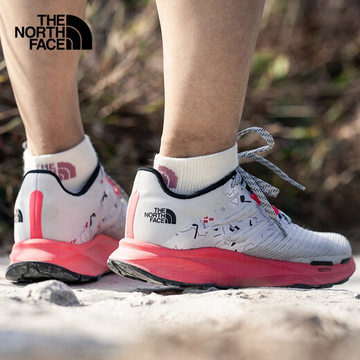 The North Face北面徒步鞋女款春夏季户外休闲运动VECTIV越野跑鞋登山鞋5G3M 红色677 36.5 /美码5.5