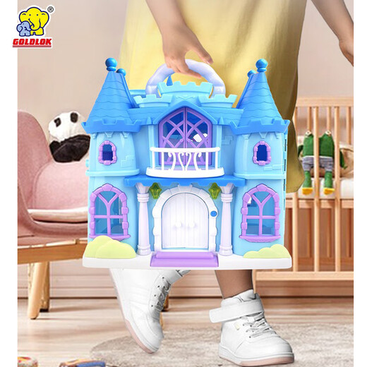 Disney Disney genuine Frozen Castle Adventure Villa Home Girl Playing House Children's Toy Gift Disney Snow Castle Adventure