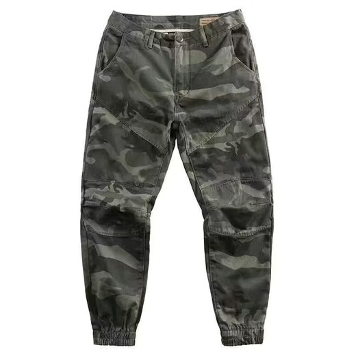 Xuanlaiya (Xuanlaiya) Amerikanische neue lose große Tarnhose Herrenmarke Arbeiten längliche Hose vielseitige Männer Sports Casual Hosen 1585-Camouflage Green 2xl
