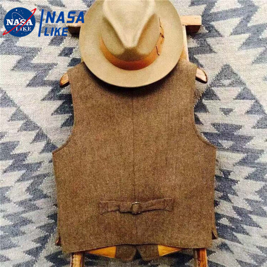 Taozilang Spring and Autumn British retro herringbone wool suit vest men casual slim men wool vest trend SN12 dark gray 2XL
