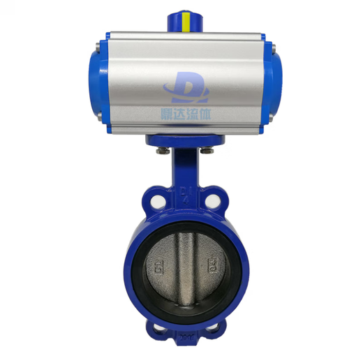 
Pneumatic butterfly valve 304 stainless steel lining wear-resistant high temperature acid and alkali cut-off butterfly valve D671X-16P cylinder solenoid valve