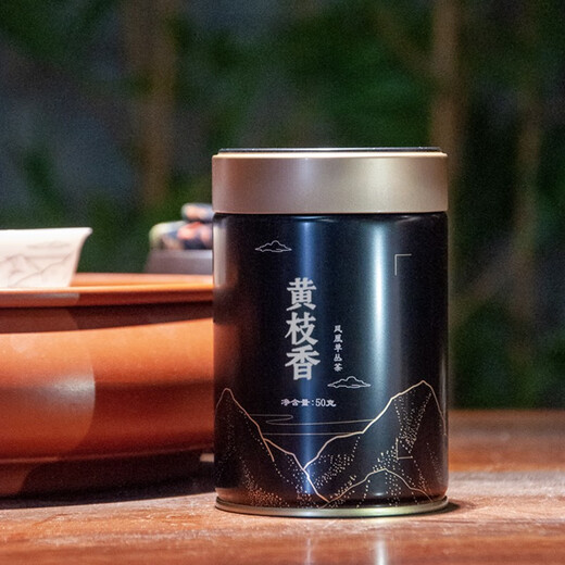 
Tianchi 1392 tea leaves, Phoenix Gaoshan Single Crane Tea, Huangzhixiang Organic Single Cluster Oolong Tea, Colorful Canned 50g